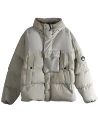 C.P. Company - Hooded puffer jacket - Lyst