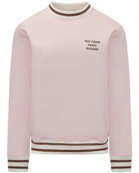 Drole de Monsieur - Slogan-Print Sweatshirt - Lyst