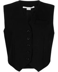 Stella McCartney - Wool Cropped Vest - Lyst