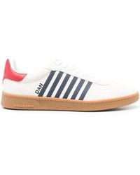 DSquared² - Off- And Multicolour Panelled Sneakers - Lyst