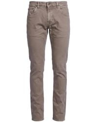 PT Torino - Logo-Patch Slim-Fit Jeans - Lyst