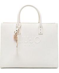 Liu Jo - Shopper Met Hangslot En Logo-Reliëf - Lyst
