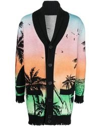 Philipp Plein - Cardigan À Imprimé Hawaii - Lyst