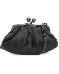 Weekend by Maxmara - Prati Leather Clutch Bag - Lyst
