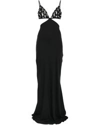 Nissa - Robe Longue À Découpes - Lyst
