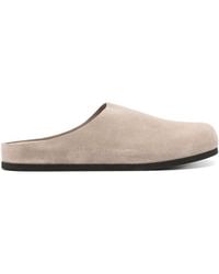 Common Projects - Slip-On Suede Clogs - Lyst