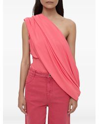 Christopher Esber - Draped Jersey T-Shirt - Lyst
