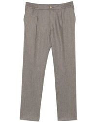 Fursac - Wool Elasticated-Waistband Trousers - Lyst