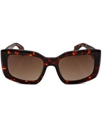 Rag & Bone - Tortoiseshell-Effect Square-Frame Sunglasses - Lyst