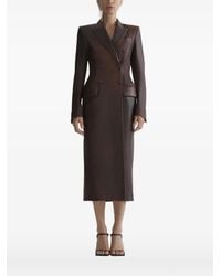 Mugler - Double-Breasted Jacket Coat - Lyst