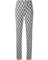 we11done - Logo Pattern Knitted Leggings - Lyst