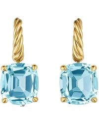 David Yurman - 18Kt Marbella Topaz Drop Earrings - Lyst