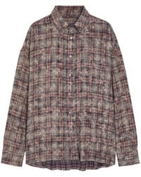 Picante - Rocco Check-Pattern Cotton Shirt - Lyst