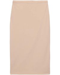 Prada - Stretch Slip Mini Skirt - Lyst