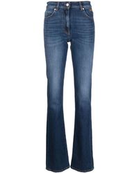 MSGM - High-rise Slim-fit Bootcut Jeans - Lyst