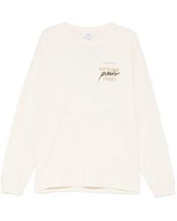 Maison Kitsuné - Fox-Print Long-Sleeve T-Shirt - Lyst