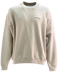 Off-White c/o Virgil Abloh - Logo-Detail Crew-Neck Sweatshirt - Lyst