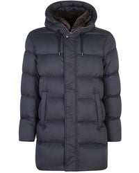 Herno - Gefütterte Jacke Mit Logo-Schild - Lyst