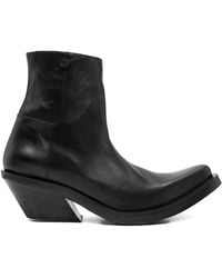 Egonlab - Spike Leather Boots - Lyst
