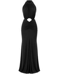 Amazuìn - Mina Cut-Out Ruched Maxi Dress - Lyst