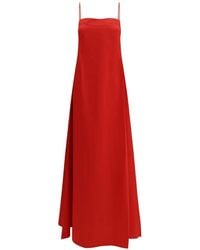 DI STAVNITSER - Robe Longue Dora À Encolure Carrée - Lyst