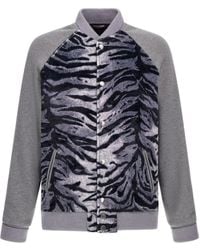 Roberto Cavalli - Zebra-Print Sweatshirt - Lyst