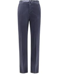 Kiton - Pantalones Azules - Lyst