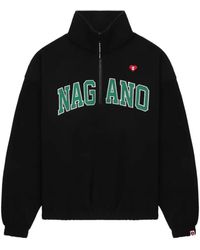 A Bathing Ape - Quarter-Zip Letter Sweater - Lyst