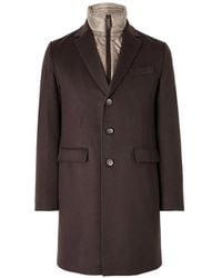 Herno - Button Single-Breasted Coat - Lyst