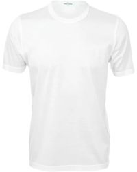 Gran Sasso - Fine-Knit Ribbed-Trim T-Shirt - Lyst