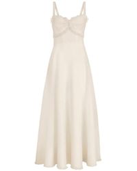 Oscar de la Renta - Robe Mi-Longue En Tweed - Lyst