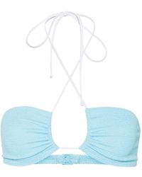 Mc2 Saint Barth - Top de bikini con cuello halter - Lyst