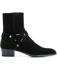 Saint Laurent Bottines Classic Wyatt 40 - Noir