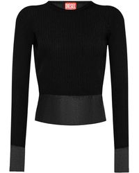 DIESEL - M-Sleshs Knitted Top - Lyst