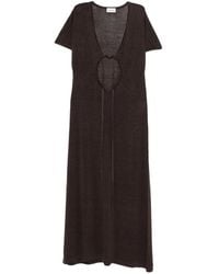 P.A.R.O.S.H. - Cut-Out Maxi Dress - Lyst