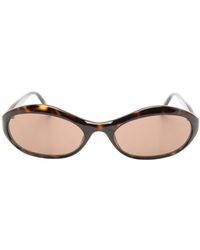 Magda Butrym - Tortoiseshell-Effect Round-Frame Sunglasses - Lyst
