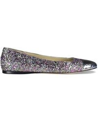Jimmy Choo - Watson Sequin-Embellished Ballet Flats - Lyst