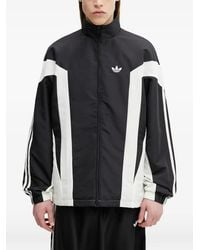 adidas - Originals Basketball Logo-Embroidered Side-Stripe Windbreaker - Lyst