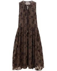 EPINGLER - Floral-Print Tiered Midi Dress - Lyst