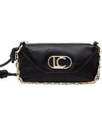 Lola Casademunt - Logo-Plaque Knotted-Strap Crossbody Bag - Lyst