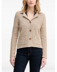 Benetton - Cardigan Boutonné À Poche Plaquée - Lyst