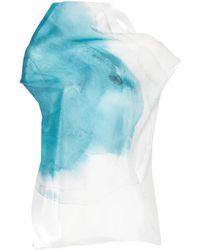 Issey Miyake - Printed High-Neck Top - Lyst