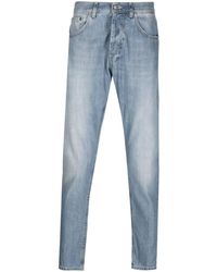 Dondup - Faded Effect Tapered Jeans - Lyst