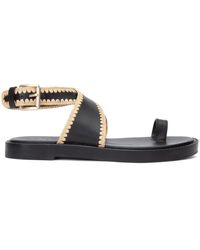 3.1 Phillip Lim - Naya Raffia Sandals - Lyst