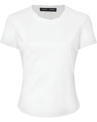 Proenza Schouler - Maren T-Shirt aus Bio-Baumwolle - Lyst