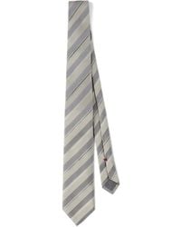 Brunello Cucinelli - Striped Silk Tie - Lyst