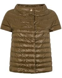 Herno - Short-Sleeve Puffer Jacket - Lyst