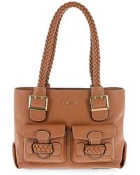 Moschino - Braided-Handle Shoulder Bag - Lyst