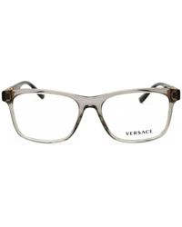 Versace - Rectangle-Frame Glasses - Lyst