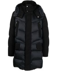 Moorer - Quilted Shearling-collar Padded Jacket - Lyst